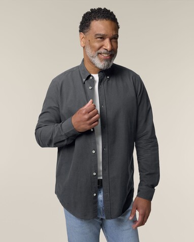 Stanley Oxford Shirt - Das Herren-Oxfordhemd - Anthracite - L bedrucken, Art.-Nr. STWM968C2531L Stanley Oxford Shirt - Das Herren-Oxfordhemd - Anthracite - L bedrucken, Art.-Nr. STWM968C2531L
