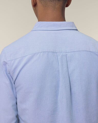 Stanley Oxford Shirt - Das Herren-Oxfordhemd - Blue Oxford - 4XL bedrucken, Art.-Nr. STWM968C3634X