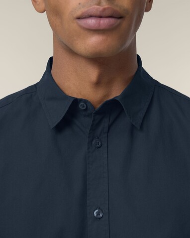 Stanley Styler Shirt - Das Popelinhemd für Herren - French Navy - 3XL bedrucken, Art.-Nr. STWM969C7273X