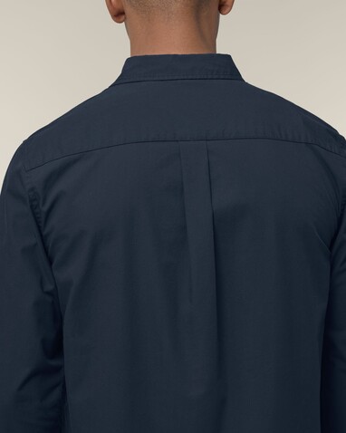 Stanley Styler Shirt - Das Herren-Popelinehemd - French Navy - S bedrucken, Art.-Nr. STWM969C7271S