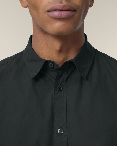 Stanley Styler Shirt - Das Herren-Popelinehemd - Black - XXL bedrucken, Art.-Nr. STWM969C0022X