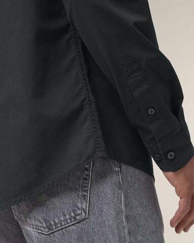 Stanley Styler Shirt - Das Herren-Popelinehemd - Black - 5XL bedrucken, Art.-Nr. STWM969C0025X Stanley Styler Shirt - Das Herren-Popelinehemd - Black - 5XL bedrucken, Art.-Nr. STWM969C0025X