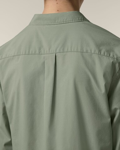 Stanley Styler Shirt - Das Herren-Popelinehemd - Soft Khaki - S bedrucken, Art.-Nr. STWM969C3671S