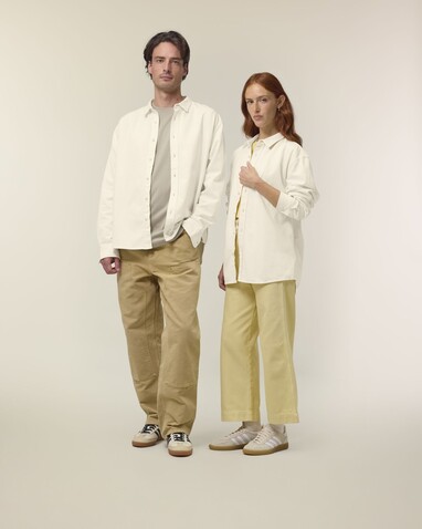 Worker Shirt - Das Relaxed Unisex-Hemd - Natural Raw - L bedrucken, Art.-Nr. STWU975C0541L