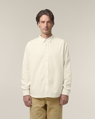 Worker Shirt - Das Relaxed Unisex-Hemd - Natural Raw - L bedrucken, Art.-Nr. STWU975C0541L
