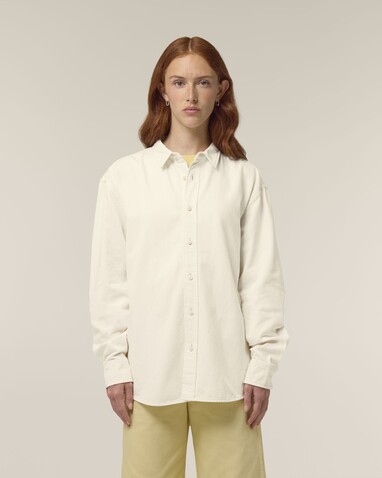Worker Shirt - Das Relaxed Unisex-Hemd - Natural Raw - L bedrucken, Art.-Nr. STWU975C0541L