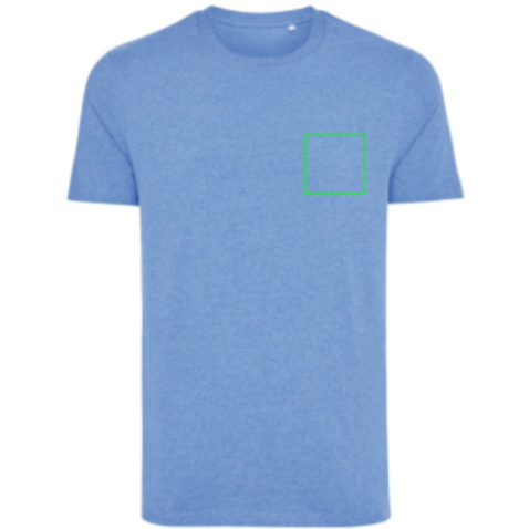 IQONIQ Manuel ungefärbtes T-Shirt aus recycelter Baumwolle heather blue bedrucken, Art.-Nr. T9101.024.XXL IQONIQ Manuel ungefärbtes T-Shirt aus recycelter Baumwolle heather blue bedrucken, Art.-Nr. T9101.024.XXL