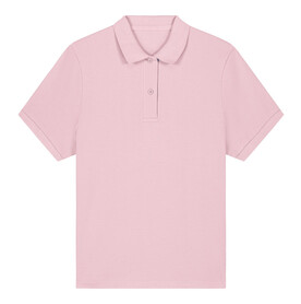 Stella Coaster - Das ikonische Damen-Mid-Leichtgewicht-Polo - Cotton Pink - XXL bedrucken, Art.-Nr. STPW977C0052X