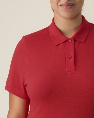 Stella Coaster - Das Damen-Polo - Red - M bedrucken, Art.-Nr. STPW977C0041M