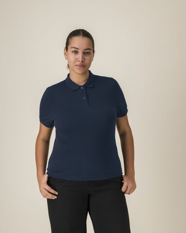 Stella Coaster - Das Damen-Polo - French Navy - XXL bedrucken, Art.-Nr. STPW977C7272X