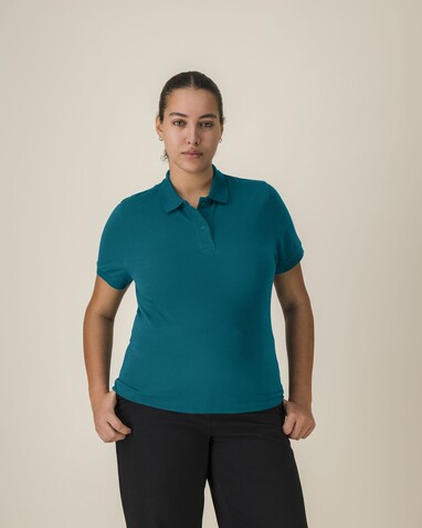 Stella Coaster - Das Damen-Polo - Ocean Depth - M bedrucken, Art.-Nr. STPW977C7101M Stella Coaster - Das Damen-Polo - Ocean Depth - M bedrucken, Art.-Nr. STPW977C7101M