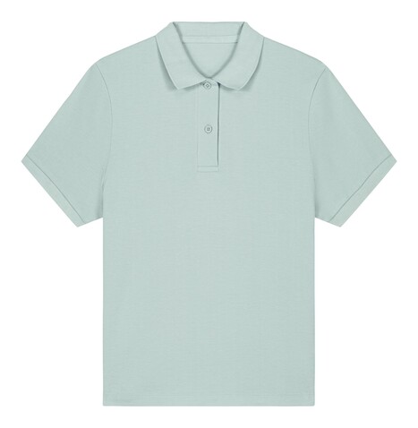 Stella Coaster - Das Damen-Polo - Caribbean Blue - XS bedrucken, Art.-Nr. STPW977C724XS