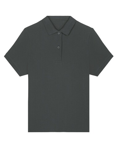Stella Coaster - Das Damen-Polo - Anthracite - L bedrucken, Art.-Nr. STPW977C2531L
