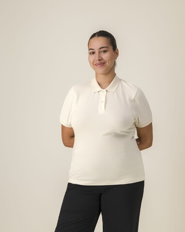 Stella Coaster - Das Damen-Polo - Natural Raw - M bedrucken, Art.-Nr. STPW977C0541M