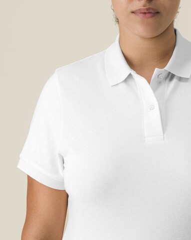Stella Coaster - Das Damen-Polo - White - M bedrucken, Art.-Nr. STPW977C0011M Stella Coaster - Das Damen-Polo - White - M bedrucken, Art.-Nr. STPW977C0011M