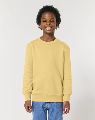 Mini Changer 2.0 - Das Iconic Kinder-Sweatshirt - Viva Yellow - 3-4/98-104cm bedrucken, Art.-Nr. STSK181C35603
