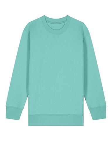 Mini Changer 2.0 - Das Iconic Kinder-Sweatshirt - Pool Blue - 3-4/98-104cm bedrucken, Art.-Nr. STSK181C35703