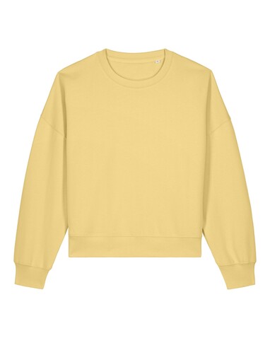 Stella Alma - Das Iconic Damen-Rundhals-Sweatshirt - Viva Yellow - M bedrucken, Art.-Nr. STSW212C3561M