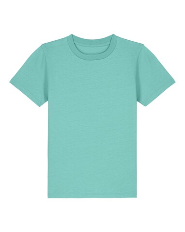 Mini Creator 2.0 - Das Iconic Kinder-T-Shirt - Pool Blue - 7-8/122-128cm bedrucken, Art.-Nr. STTK184C35707