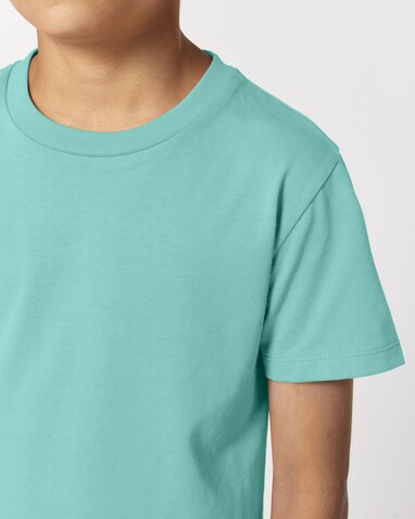 Mini Creator 2.0 - Das Iconic Kinder-T-Shirt - Pool Blue - 3-4/98-104cm bedrucken, Art.-Nr. STTK184C35703