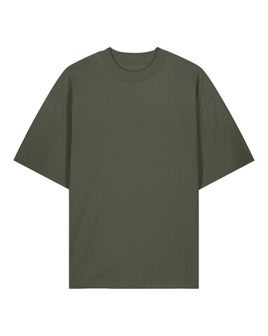 Blaster 2.0 - Das Oversized Unisex-T-Shirt mit Stehkragen - Khaki - XXL bedrucken, Art.-Nr. STTU959C2232X