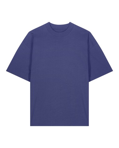 Blaster 2.0 - Das Oversized Unisex-T-Shirt mit Stehkragen - Dusk - M bedrucken, Art.-Nr. STTU959C3591M