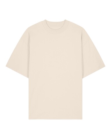 Blaster 2.0 - Das Oversized Unisex-T-Shirt mit Stehkragen - Cream - M bedrucken, Art.-Nr. STTU959C3611M