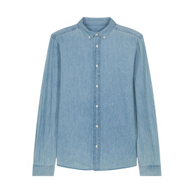Stanley Denim Shirt - Das Herren-Jeanshemd - Light Wash - 3XL bedrucken, Art.-Nr. STWM967C3703X