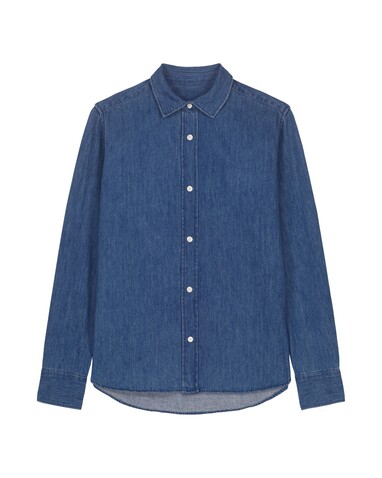 Stella Denim Shirt - Das Damen-Jeanshemd - Mid Wash - 3XL bedrucken, Art.-Nr. STWW970C3713X Stella Denim Shirt - Das Damen-Jeanshemd - Mid Wash - 3XL bedrucken, Art.-Nr. STWW970C3713X