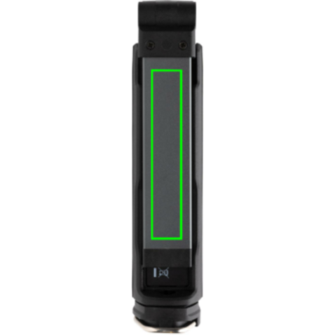 Gear X wiederaufladbare USB Arbeitsleuchte aus RCS rec. ABS schwarz bedrucken, Art.-Nr. P513.142