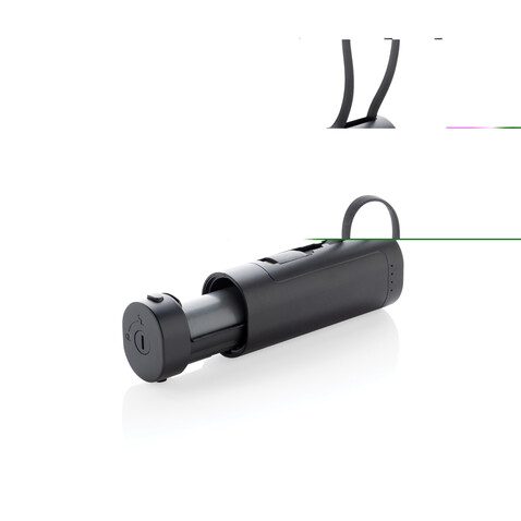CycleCell 5000mah Powerbank mit herausnehmbarer Batterie schwarz bedrucken, Art.-Nr. P322.5301