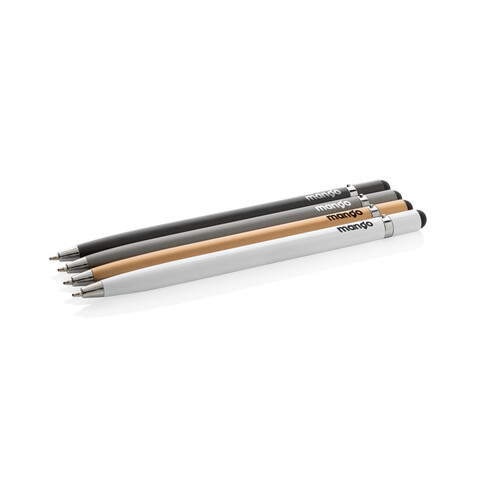 Eleganter Metallstift silber bedrucken, Art.-Nr. P610.942