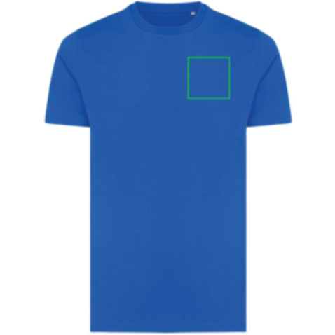 IQONIQ Bryce T-Shirt aus recycelter Baumwolle Königsblau bedrucken, Art.-Nr. T9100.025.S