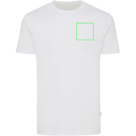IQONIQ Bryce T-Shirt aus recycelter Baumwolle recycled white bedrucken, Art.-Nr. T9100.004.S