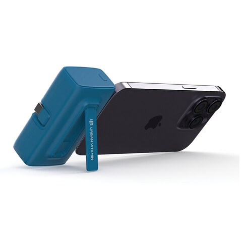Urban Vitamin Los Angeles 20W Powerbank aus RCS rec. Plastik blau bedrucken, Art.-Nr. P322.8505