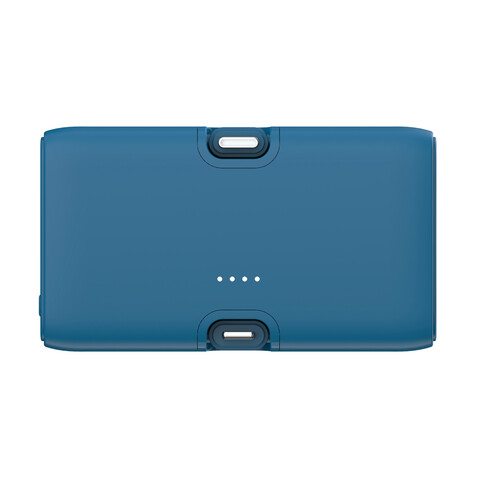 Urban Vitamin Los Angeles 20W Powerbank aus RCS rec. Plastik blau bedrucken, Art.-Nr. P322.8505