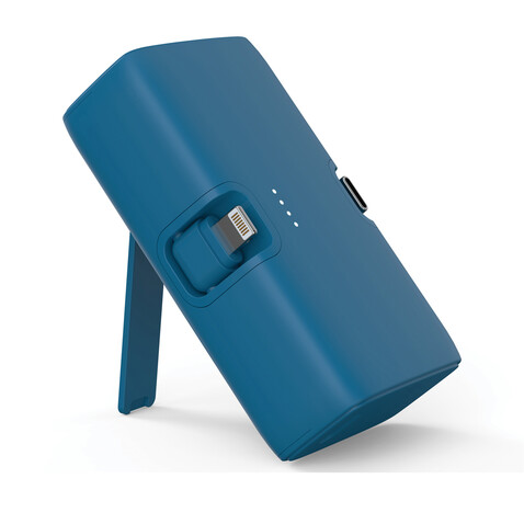 Urban Vitamin Los Angeles 20W Powerbank aus RCS rec. Plastik blau bedrucken, Art.-Nr. P322.8505