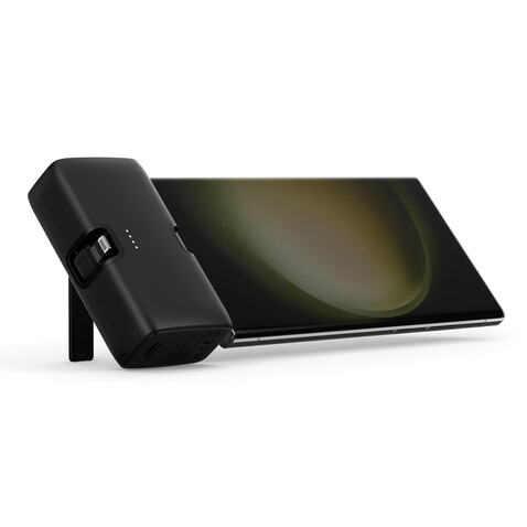 Urban Vitamin Los Angeles 20W Powerbank aus RCS rec. Plastik schwarz bedrucken, Art.-Nr. P322.8501