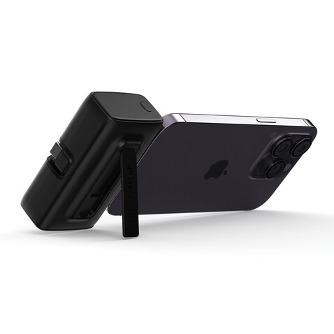 Urban Vitamin Los Angeles 20W Powerbank aus RCS rec. Plastik schwarz bedrucken, Art.-Nr. P322.8501