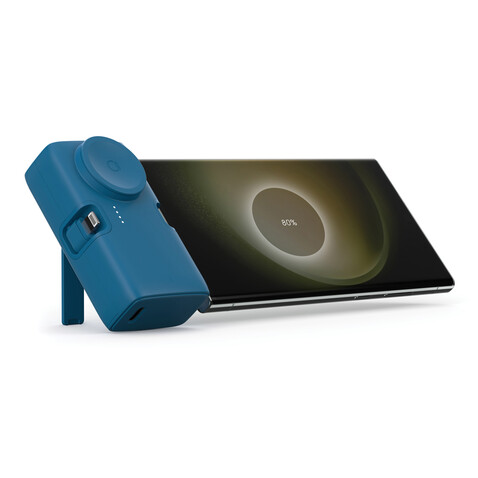 Urban Vitamin San Diego 20W PD RCS Powerbank &amp; WatchCharger blau bedrucken, Art.-Nr. P322.8605