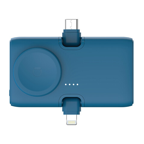 Urban Vitamin San Diego 20W PD RCS Powerbank &amp; WatchCharger blau bedrucken, Art.-Nr. P322.8605