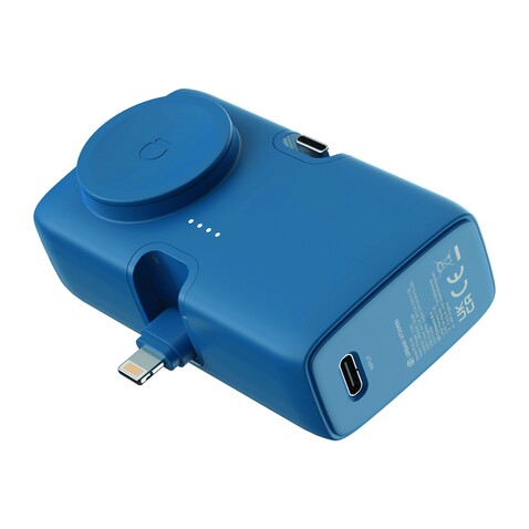 Urban Vitamin San Diego 20W PD RCS Powerbank &amp; WatchCharger blau bedrucken, Art.-Nr. P322.8605