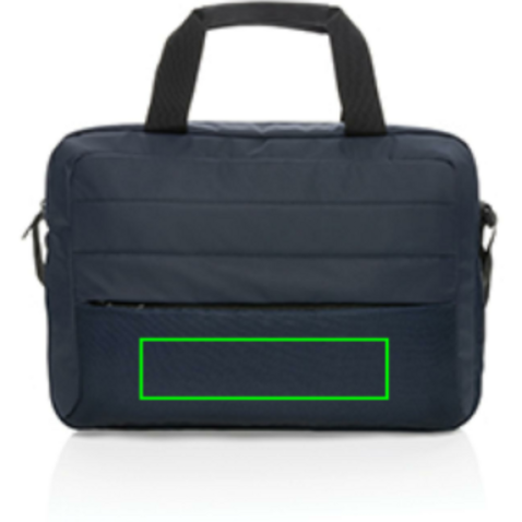 Armond AWARE™ RPET 15.6&quot; Laptop-Tasche navy blau bedrucken, Art.-Nr. P732.225