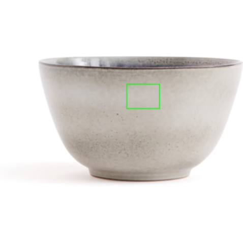 Nomimono Schale, 21cm beige bedrucken, Art.-Nr. 3569