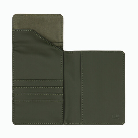 VINGA Baltimore RCS recycelte Polyester-RFID-Reisepasshülle grün bedrucken, Art.-Nr. V8200107 VINGA Baltimore RCS recycelte Polyester-RFID-Reisepasshülle grün bedrucken, Art.-Nr. V8200107