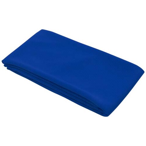 Lucas RPET Sporthandtuch 30 × 80 cm, royalblau bedrucken, Art.-Nr. 11350153