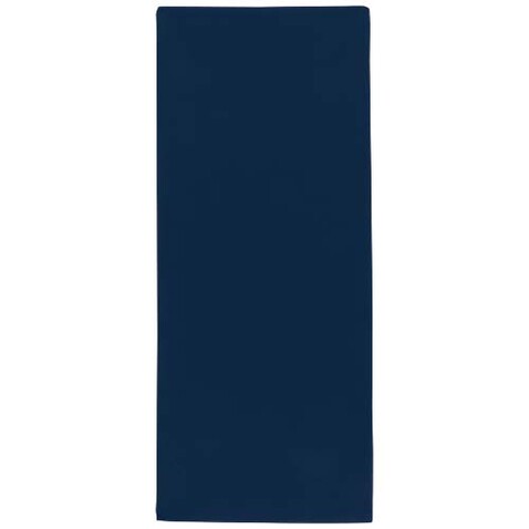 Lucas RPET Sporthandtuch 30 × 80 cm, navy bedrucken, Art.-Nr. 11350155