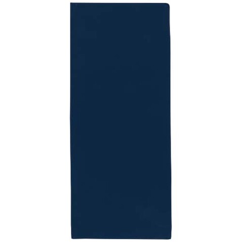 Lucas RPET Sporthandtuch 30 × 80 cm, navy bedrucken, Art.-Nr. 11350155