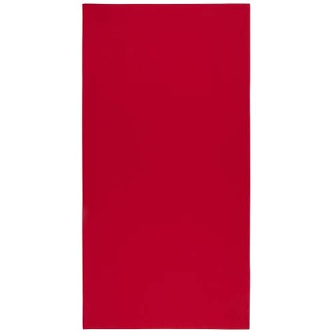 Lucas RPET Sporthandtuch 50 × 100 cm, rot bedrucken, Art.-Nr. 11350221