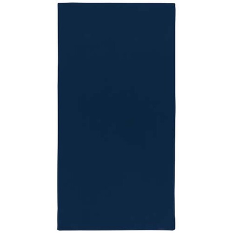 Lucas RPET Sporthandtuch 50 × 100 cm, navy bedrucken, Art.-Nr. 11350255